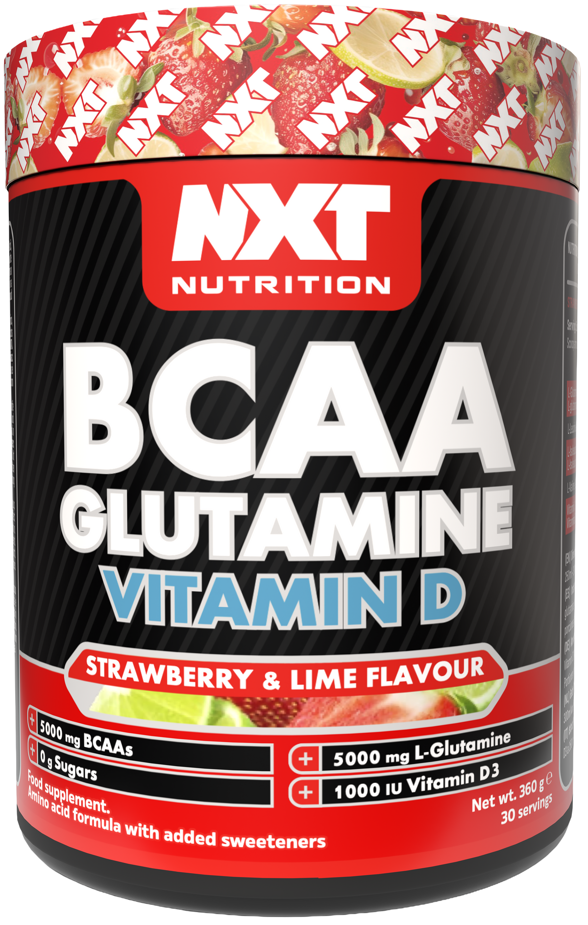 BCAA Glutamine & Vitamin D 360g
