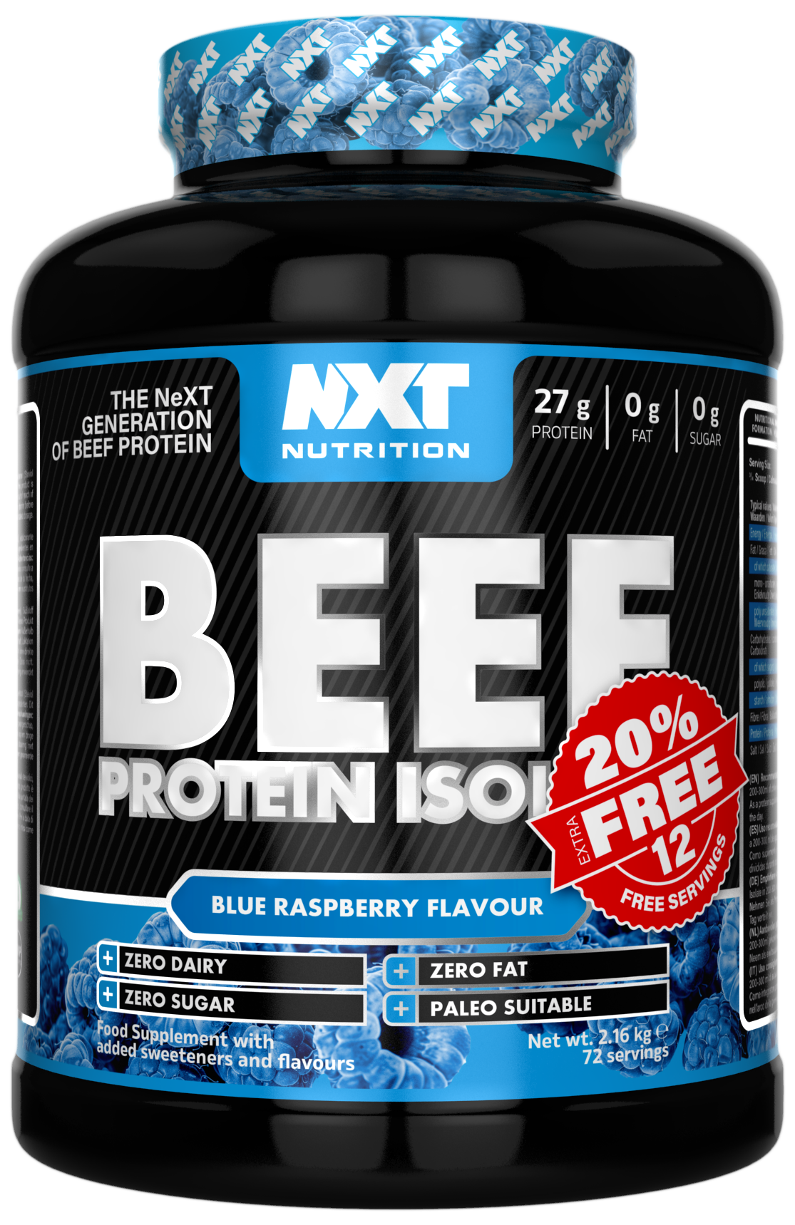 Beef Protein Isolate 2.16kg