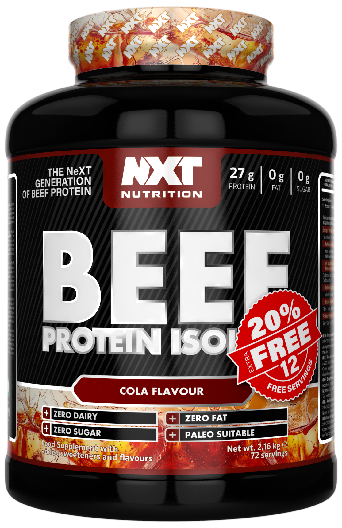 Beef Protein Isolate 2.16kg