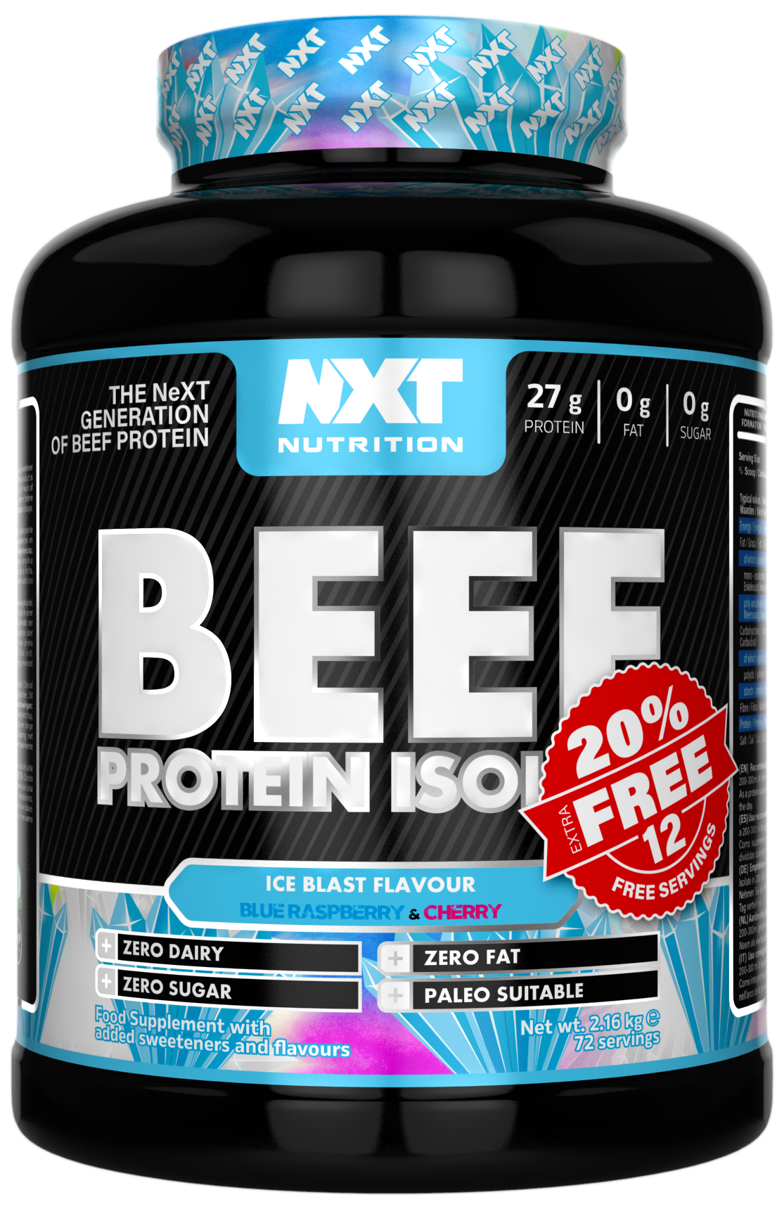 Beef Protein Isolate 2.16kg
