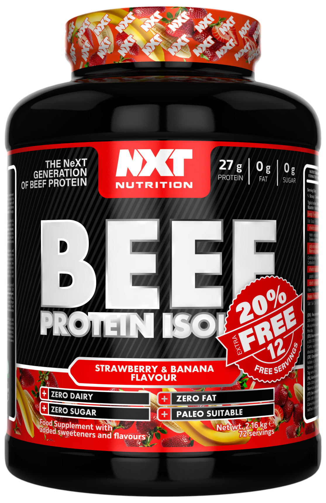 Beef Protein Isolate 2.16kg