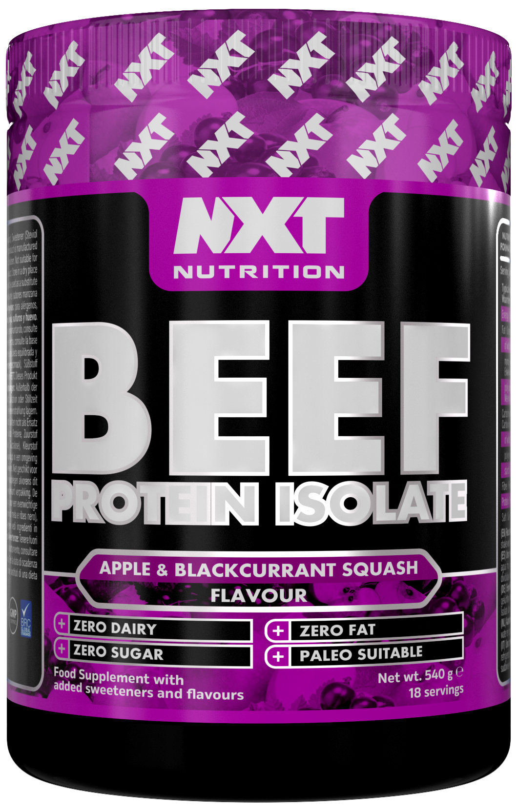 Beef Protein Isolate 540g