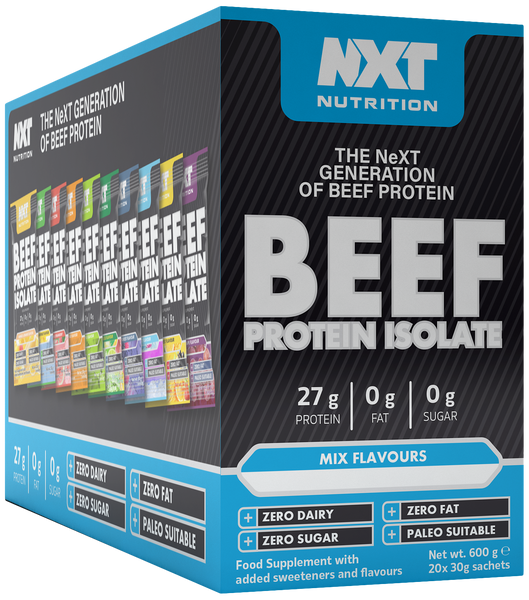 Beef Protein Mixed Sachets x 20 – NXT-Nutrition
