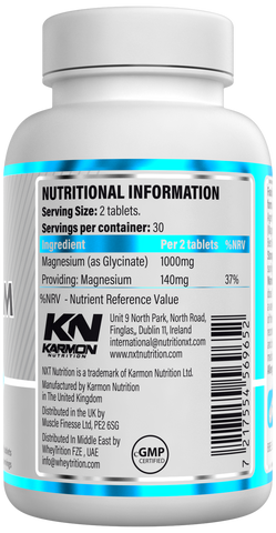 Magnesium - 60 tablets