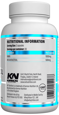 NMN & RESVERATROL - 60 capsules