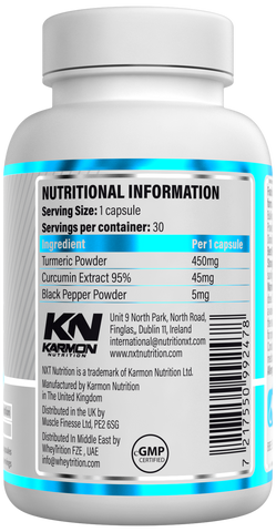 Turmeric Curcumin - 30 capsules