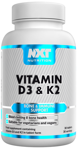 Vitamin D3 & K2 - 30 tablets