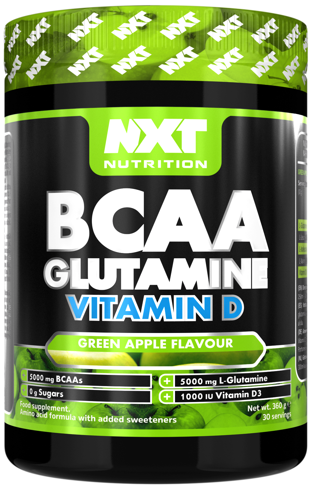 BCAA Glutamine & Vitamin D 360g