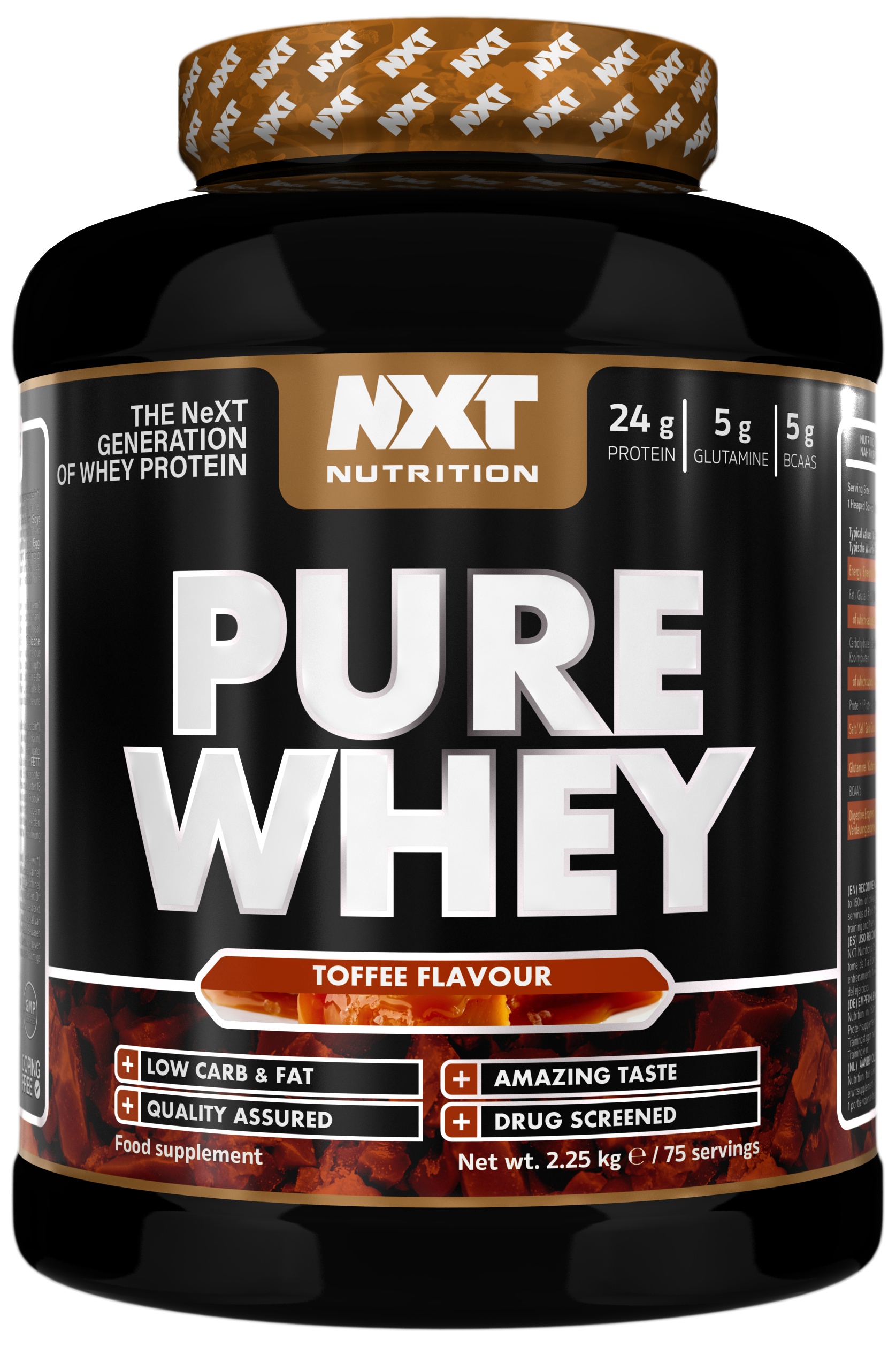 Pure Whey 2.25kg Toffee